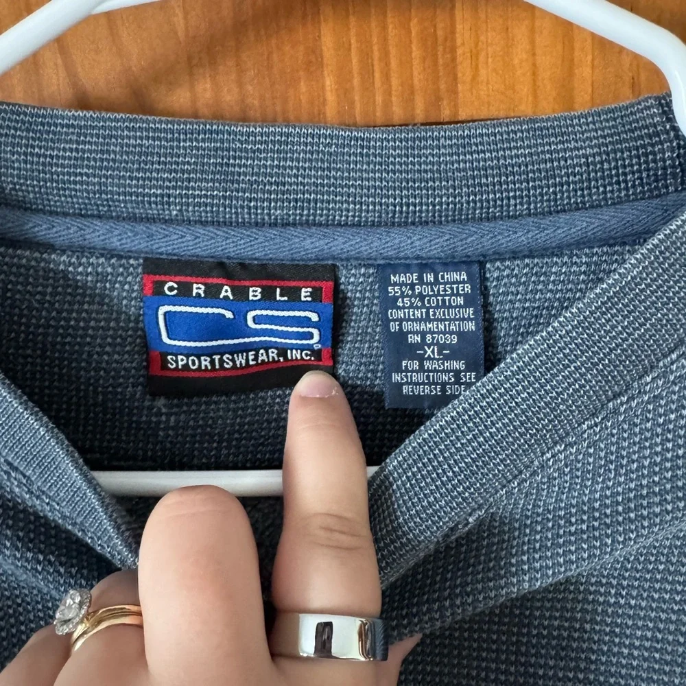 Vintage Indiana Hoosiers Blue Sweatshirt - Picture 3 of 4